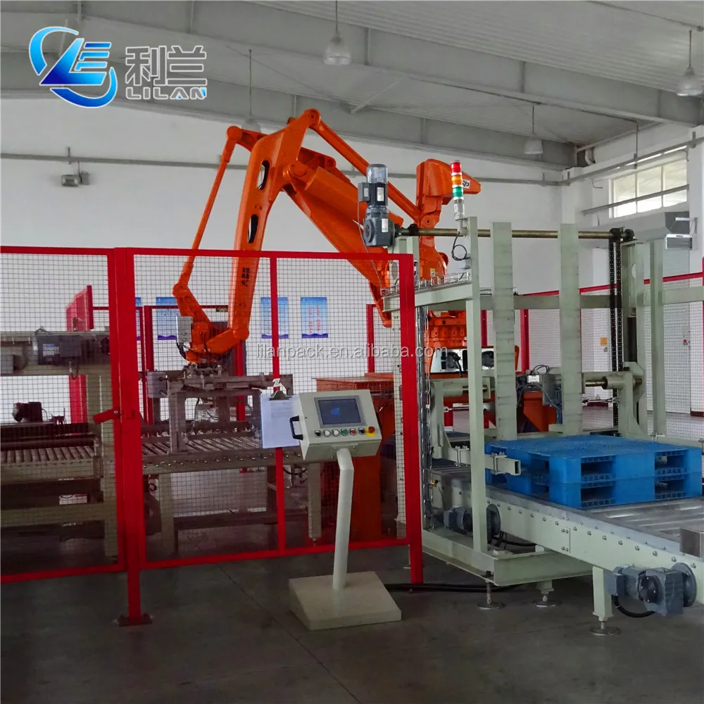 Робот поддон, штабелеукладчик для коробки и бутылки пакеты