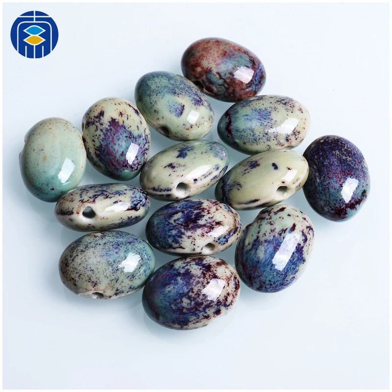 
Factory High Quality Jewelry Beads Wholesale Porcelain Loose Beads 