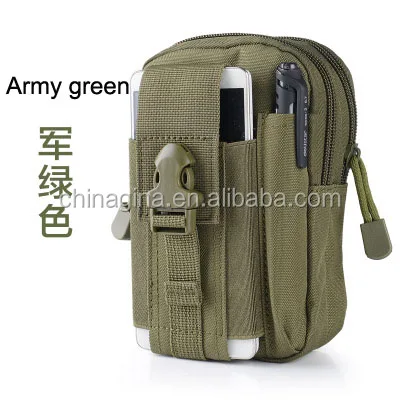 Tactical Smartphone Holster Pouch Case Gadget Bag Molle Attachment Belt Holder Waist Bag