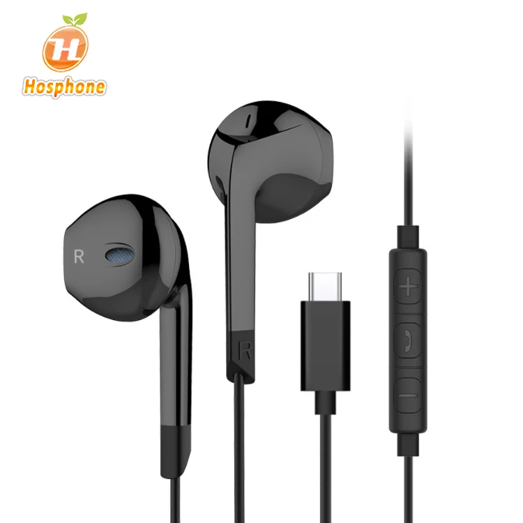 Langston E6T TYPE-C super bass stereo headphone earphone with mic For Huawei METE10  NOTE3 Nubia Z17 xiaomi6 MIX2