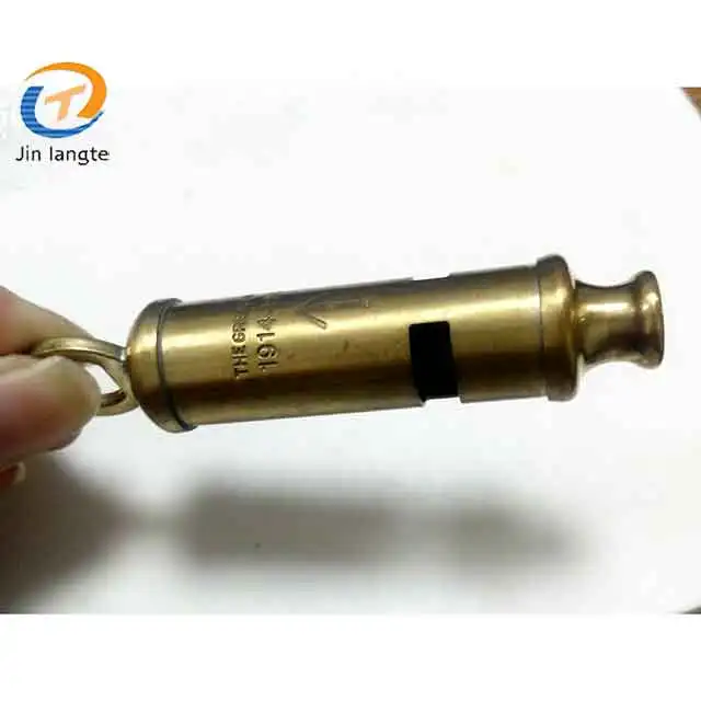 Свисток без содержания свинца и никеля, армейский латунный свисток 1916, Металлический Свисток