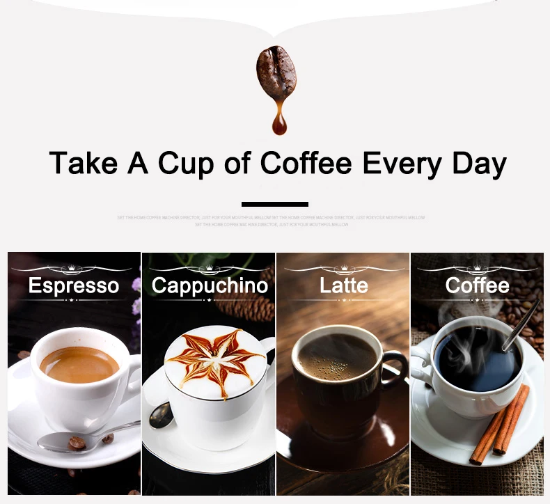 
Multi-funtional one touch cappuccino milk foam espresso maker automatic best coffee machine commercial 