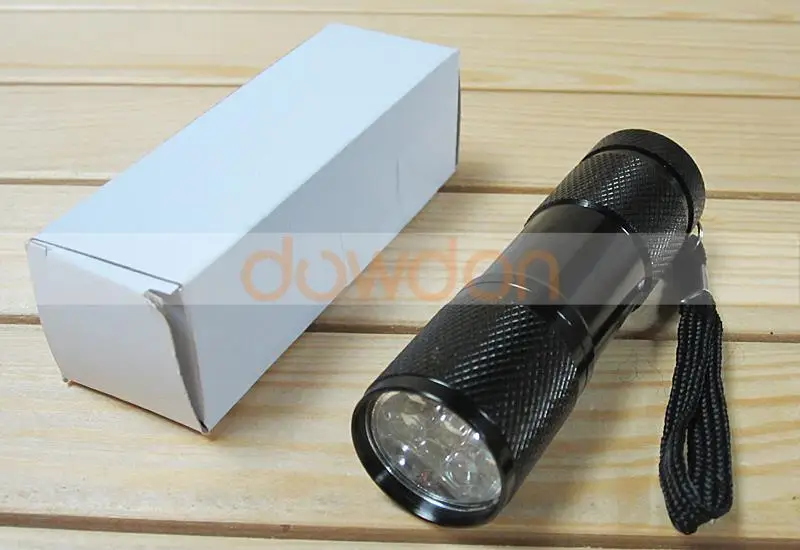 395nm 400nm 9 LED UV Flashlight Ultraviolet Currency Checker Fluorescer Tester UV Torch