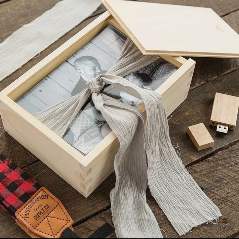 Заводская распродажа свадебный подарок фото упаковки недостроенный деревянный памятного подарка коробка