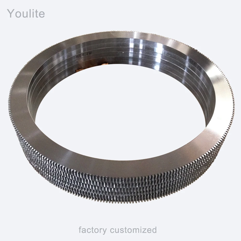 Custom 2000mm Large Diameter Metal Steel  Ring Gear