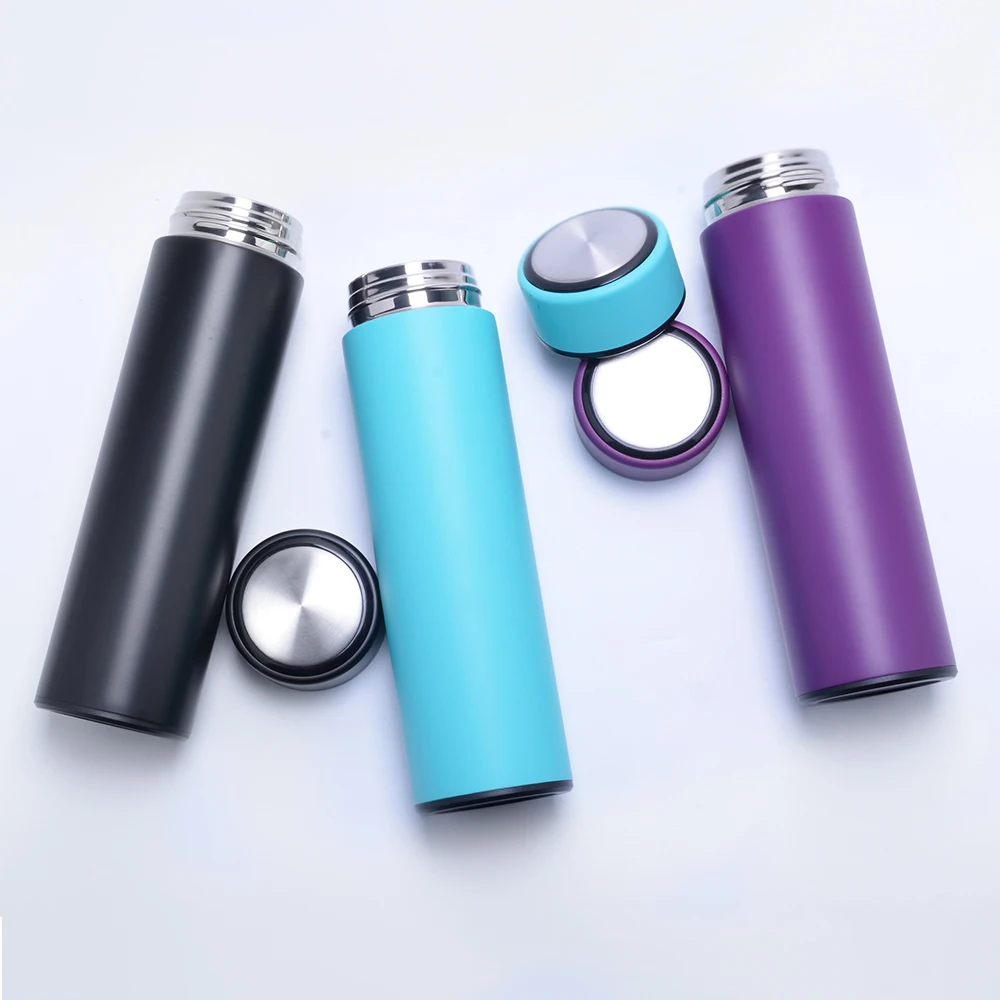 Vaccum Flask High Grade Stainless Steel Double Wall 18 8 Vacuum Flasks & Thermoses Straight Cup Portable Large Capacity Men LFGB