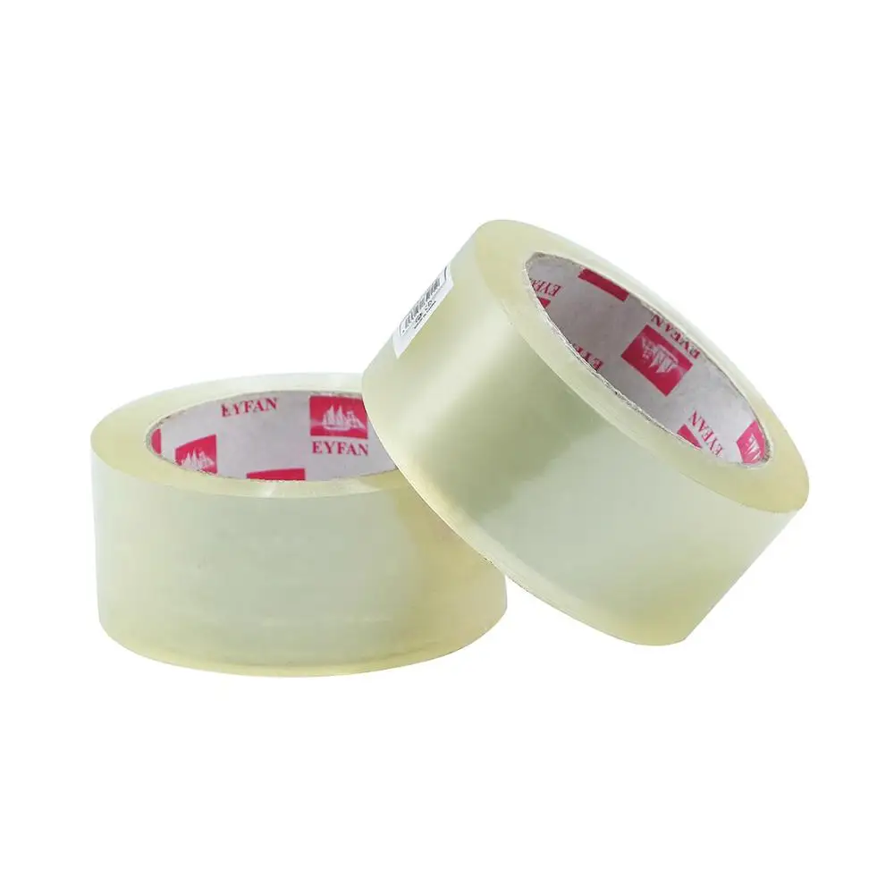 3%  Discount Quality Guaranteed Transparent Adhesive Glue BOPP Material Package Packing Tape adhesive bopp tape