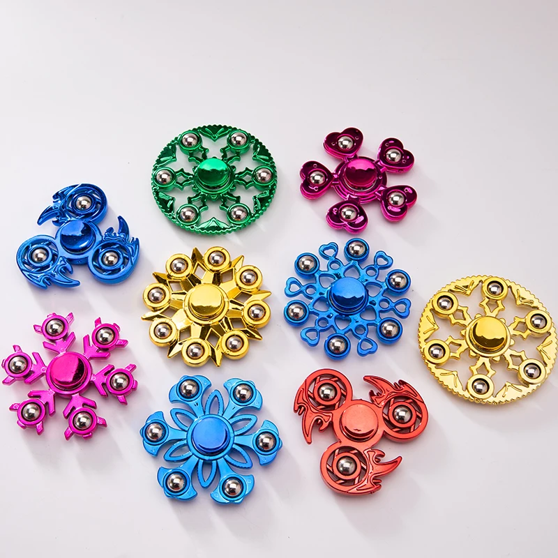 Manufacturers wholesale fingertip gyro marbles children steel ball fingertip gyro adult decompression toys