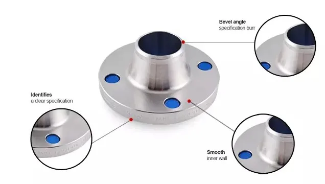 
A105 ANSI B16.5 150 LB DN100 welding neck RF flange with high quality 