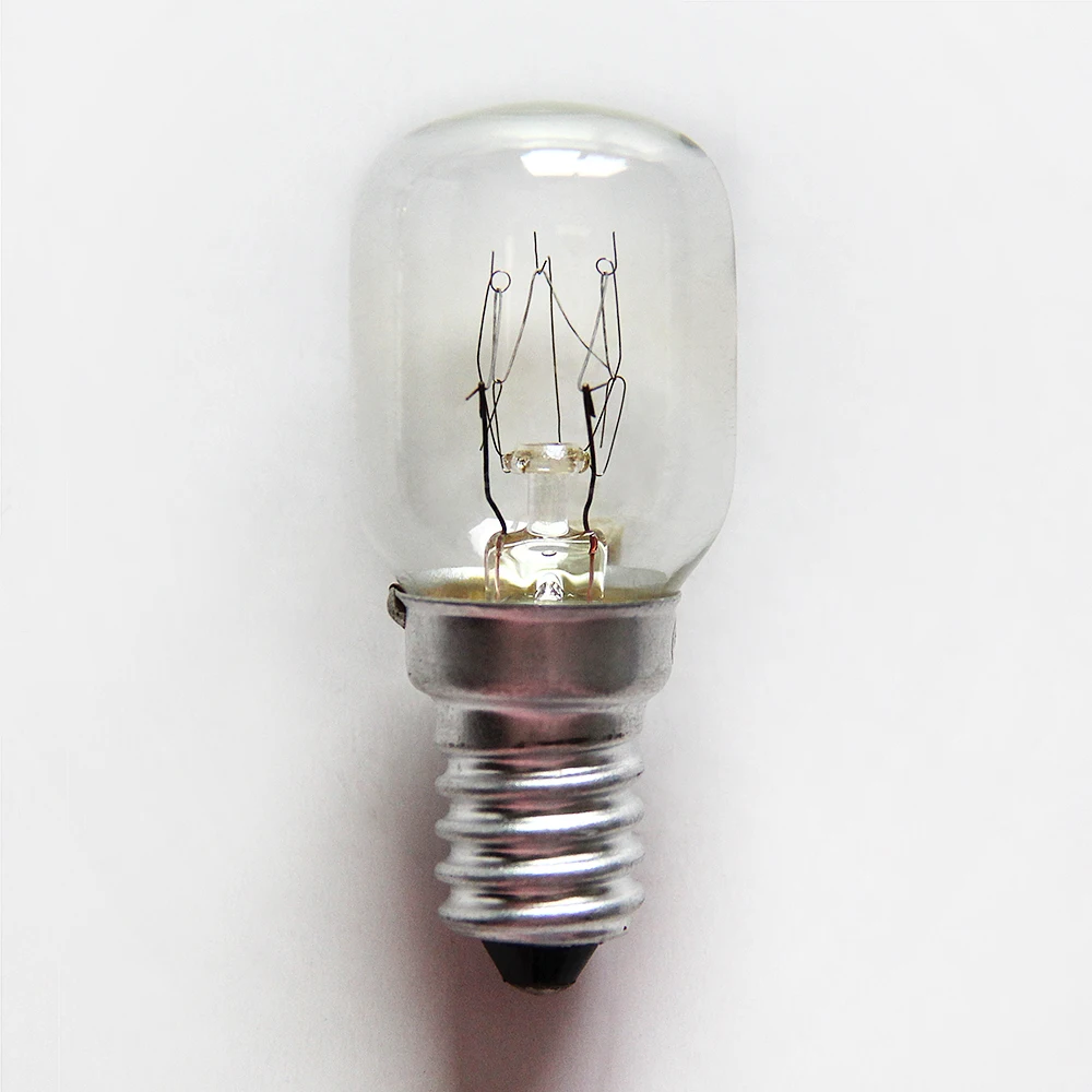 T22 15w Tubular shape single filament high temperature incandescent light bulbs oven bulb