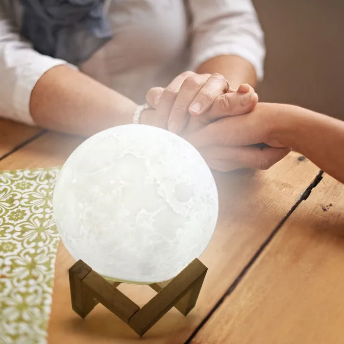 Solar System 8 Planets 3D Print Waterproof Decorative Ball Sphere Moon Solar Light Saturn/Earth/Jupiter/Mars/Moon Lamp Touch