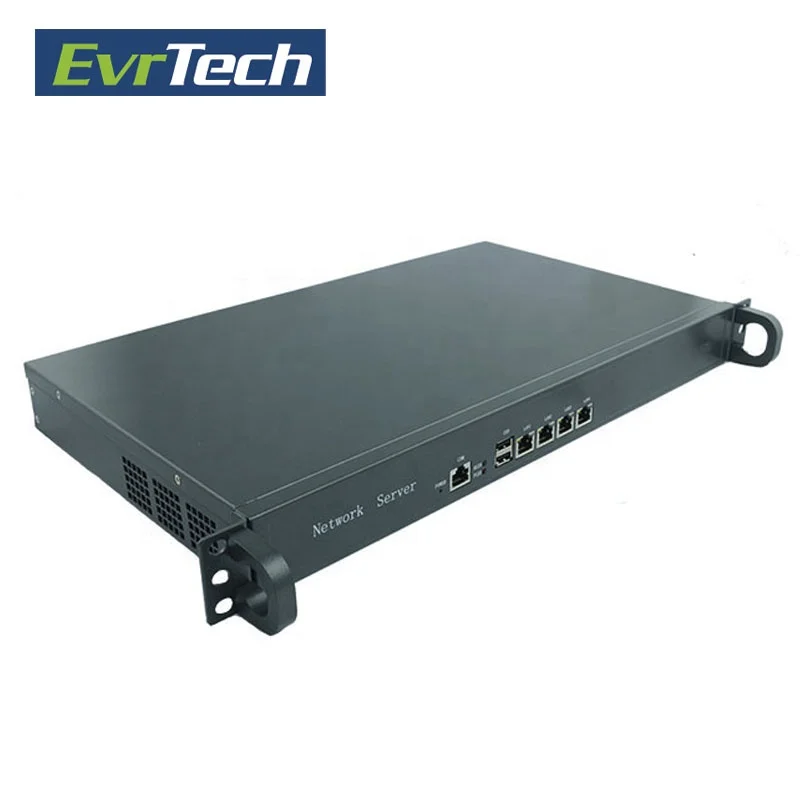 Встроенный ATOM D2550 1U 4 LAN сетевой маршрутизатор с поддержкой PFSENSE