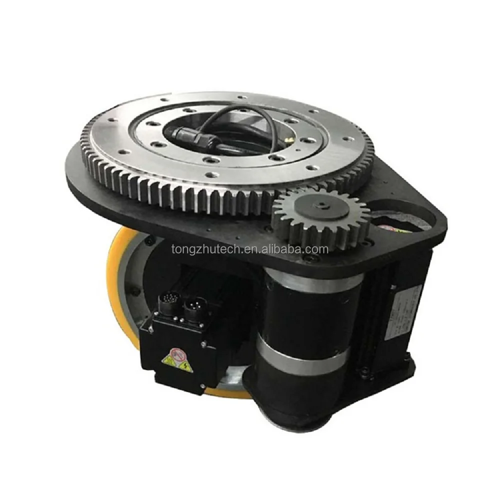 TZBOT 750w Brushless Drive Unit AGV Steering Wheel AGV Subassembly with AC Servo Motor