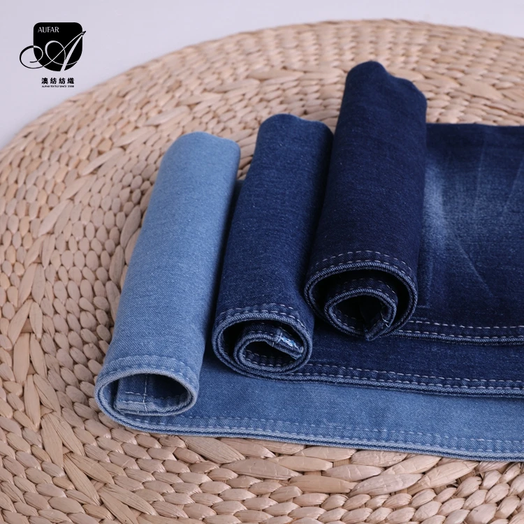 cotton textile fabric denim cotton polyester rayon spandex denim for jeans 3341M423-1#