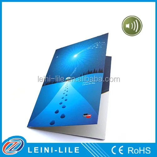 Paper Greeting card with sound module