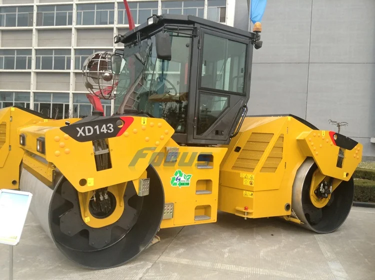 XCM XD143 Hot Model 14 ton Tandem Drum Road Roller Specification