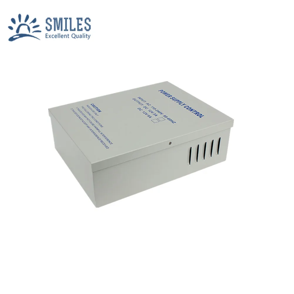 110-240V Power Supply Cabinet Support External Battery For Access Control System
