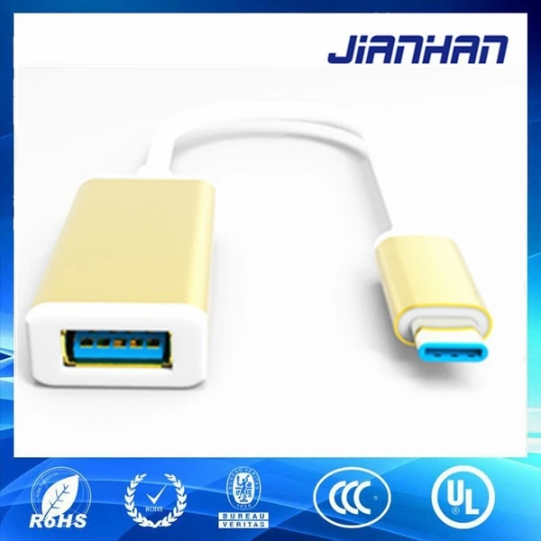 Gold Plated 12cm USB 3.0 to Type C High Speed Cable