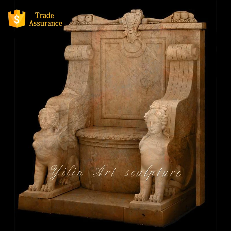 Natural Granite Garden Bench Carving (YL-S018)