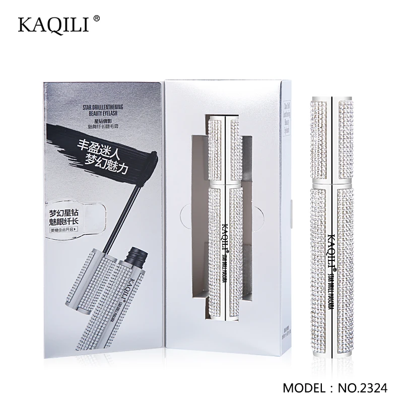 Starry gem tube  long lasting mascara quick dry curling  eyelash cream  make up waterproof  mascara