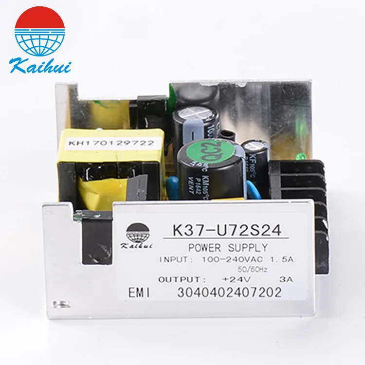 Блок питания KAIHUI с одним выходом 24 В 3 А переменный-постоянный ток + 24 В 72 Вт smps
