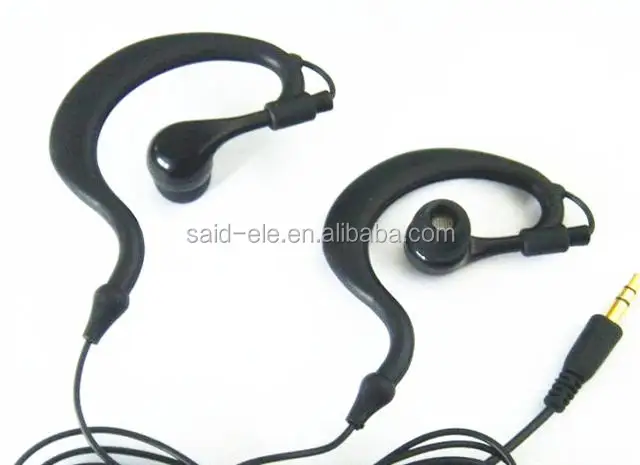 In-ear ear hook waterproof ear clip earphone for Tour guide , swimming , riding and running