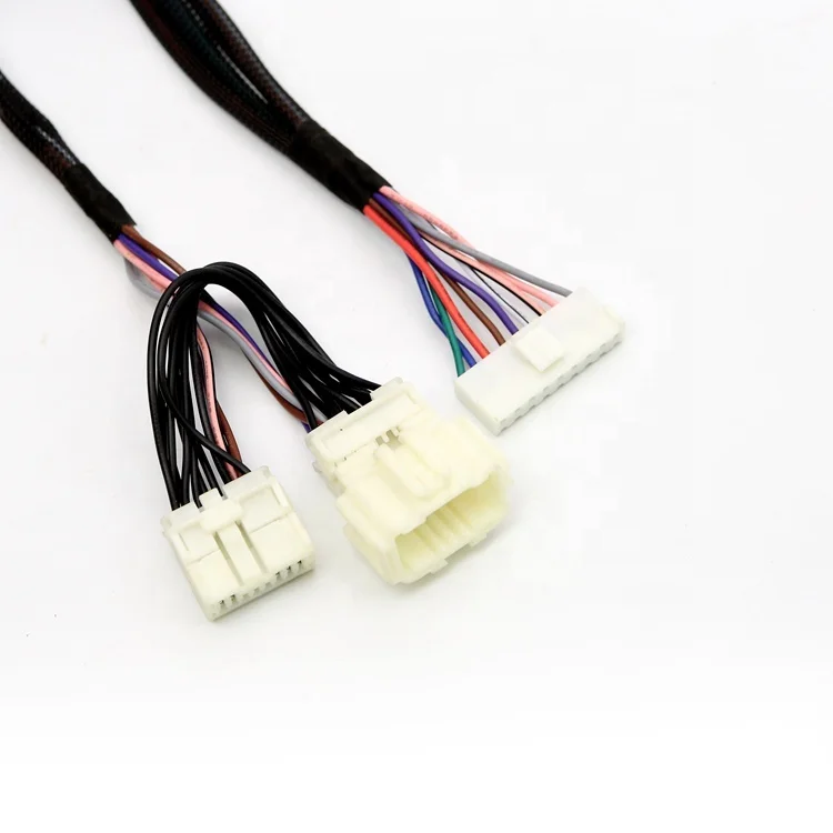 
online sales custom car 24 pins connector rearview mirror wire harness 