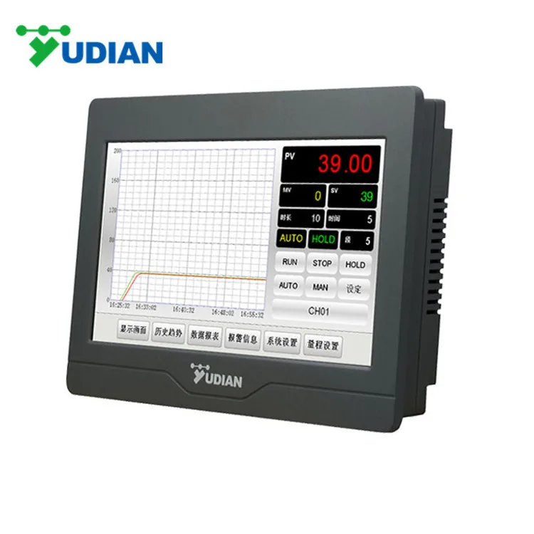 
12 channels multi point temperature recorder 