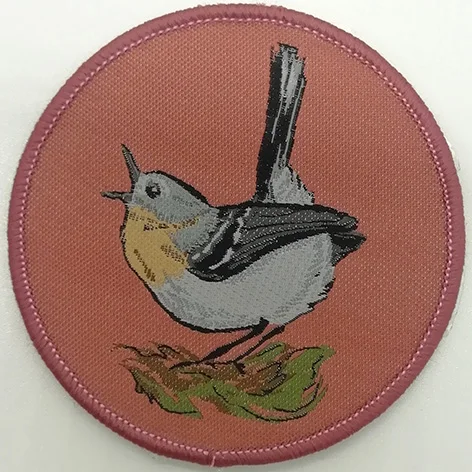 Flag Label High Density Custom Iron On Patches Woven Vintage Ed Parker Kenpo Karate Martial Arts Center Jacket Gi Patch Crest