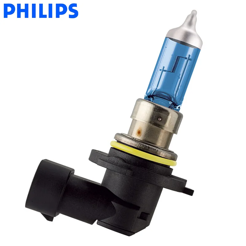 Philips 9006 HB4 12V 60W Crystal Vision 4300K Halogen Bright White Light Auto Lamps Stylish Look UV Resistant 9006CVSM, Pair