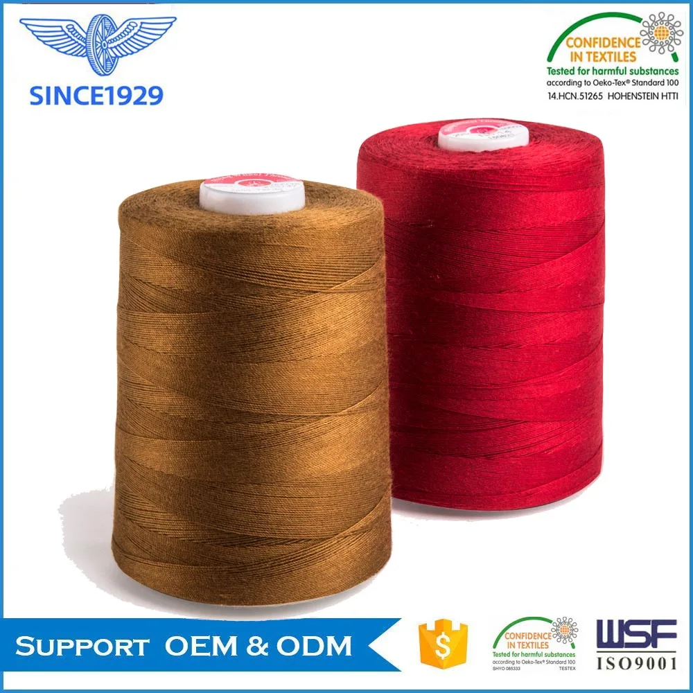 Высокая прочность основных закрученный dacron швейных ниток