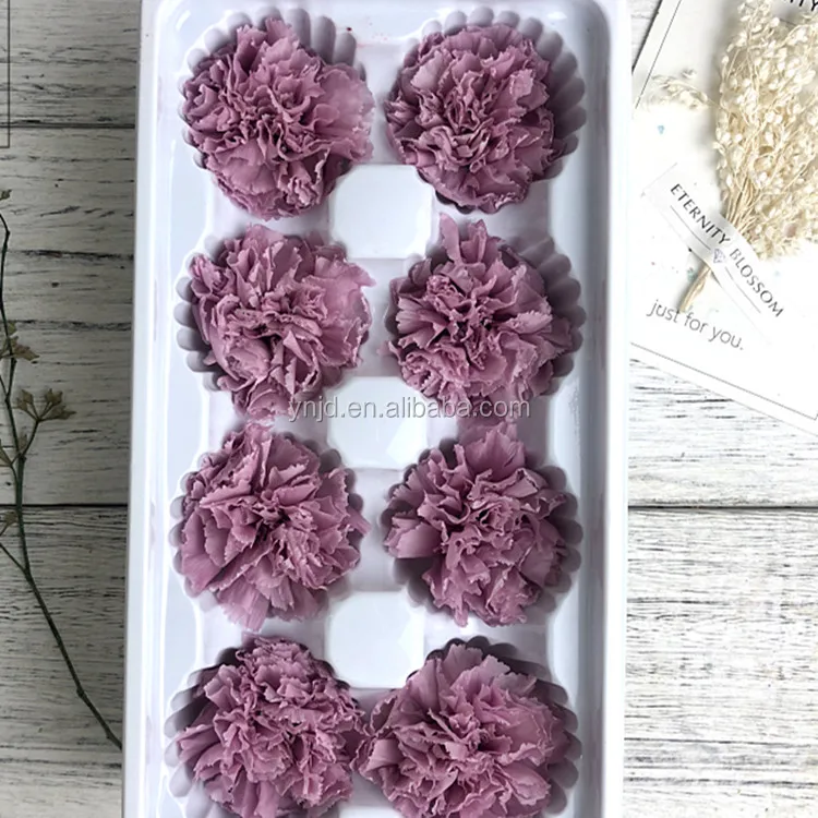 cheap price best quality China 4-5cm preserved carnation flower nice lower