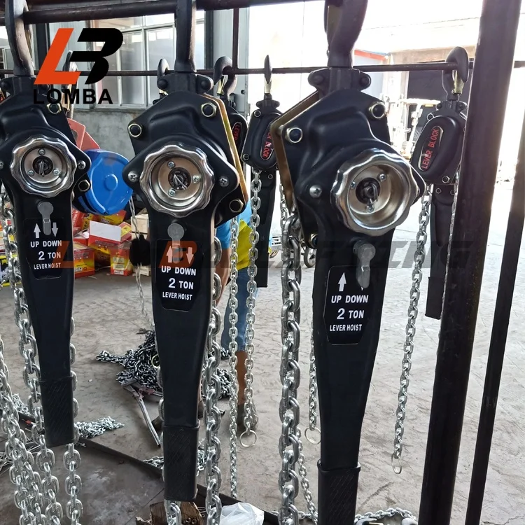 New Manual Chain Lever Block 3 Ton Light Duty Lever Hoist For Stage Outdoor Operation