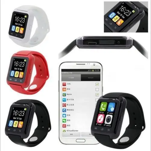 2018 reloj inteligente u8 smart watch mobile phone with Pedometer Received Calls For Kids Men Women