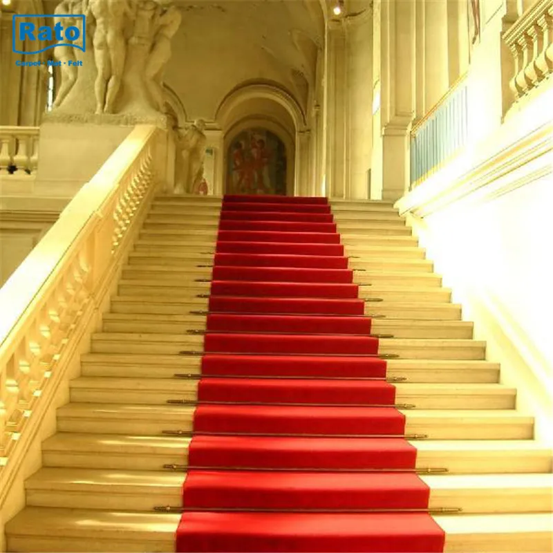 new product exhibition red carpet flooring rolls prices for corridor and outdoor