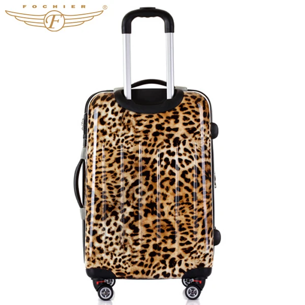 Customized Printed ABS PC Trolley Travel Luggage Bag