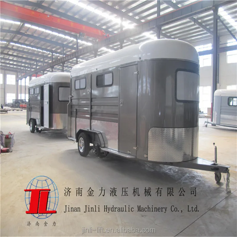 2 horse float load trailer deluxe with kitchen,caravan door