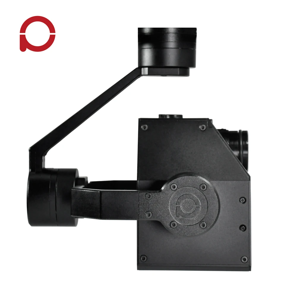
10x zoom camera for UAV gimbal 3 axis stabilized with Laser Rangefinder and Location Resolving for Surveillance / Inspection 