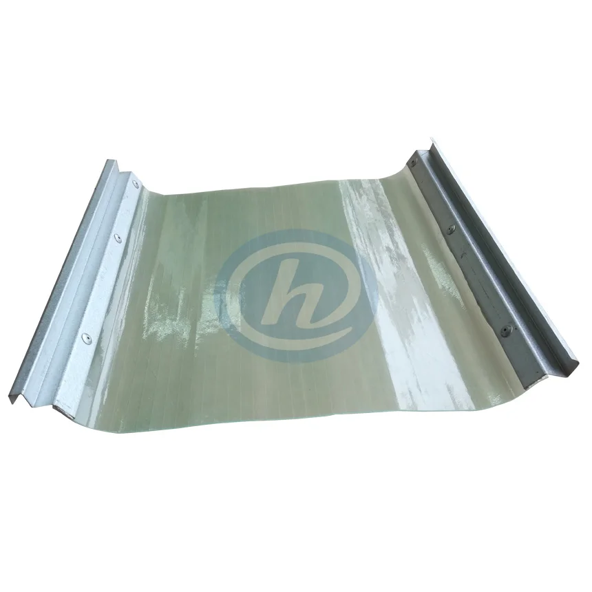 Custom High Quality Fiberglass Composite Daylightling Sheet Corrosion Resistant Anti-Aged GRP Skylight Panel