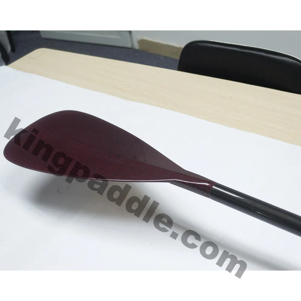 KingPaddle Red Kevlar Carbon Fiber Paddle SUP S07-CKR