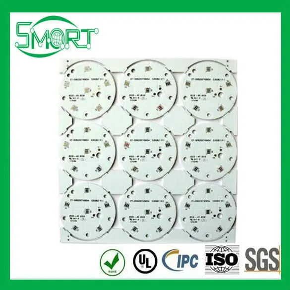 Smart Electronics Customized Metal clad printed Circuit Board, with High Thermal Conductivity, Aluminum PCB