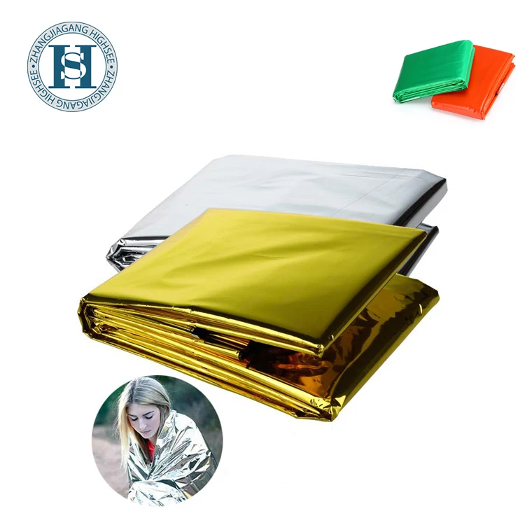 
good quality low price first aid emergency thermal blanket 