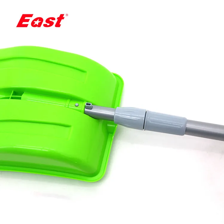 Plastic Snow Shovel High Quality Green Tool Industrial Multifunction EAST Straight Black Snow Shovel from 3 Parts 83.5-104cm