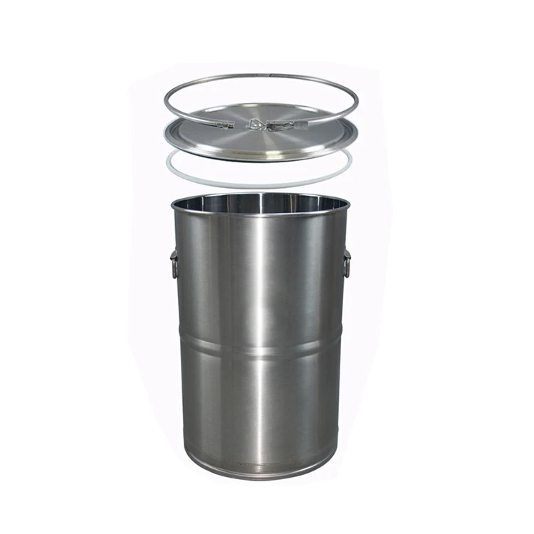 SUS316L 70L Open Head Sealed Straight220L Sealed barrel drum