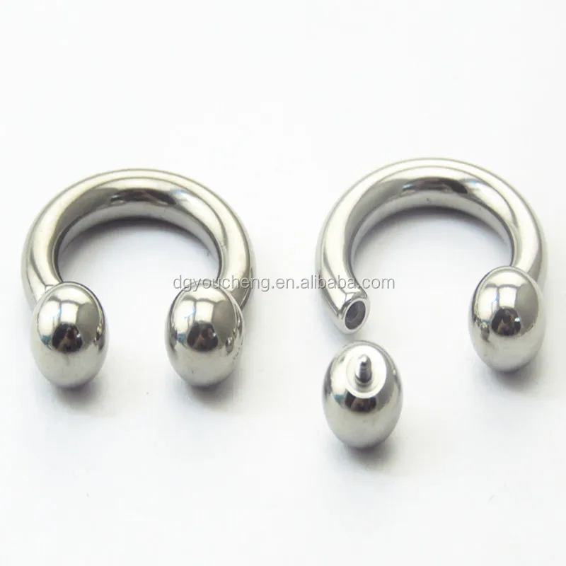 
High quality septum horseshoe cheap nose ring CBB body piercing jewelry 