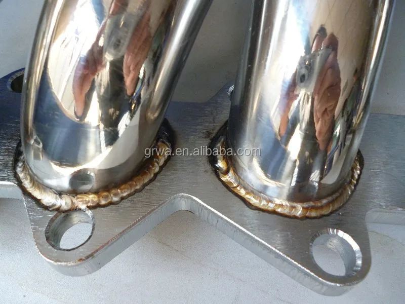 Stainless Steel Exhaust Header Manifold Fit for Nissan T3/T4 85-02 Skyline/240SX R31/R32/R33 RB20DET/RB25