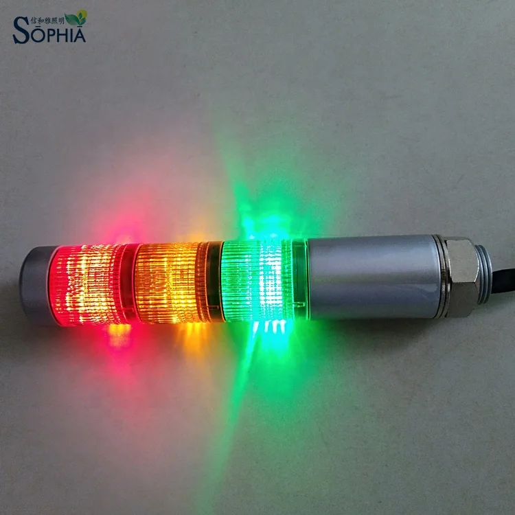 12V 24V 100-240V small thin and slim led signal tower light