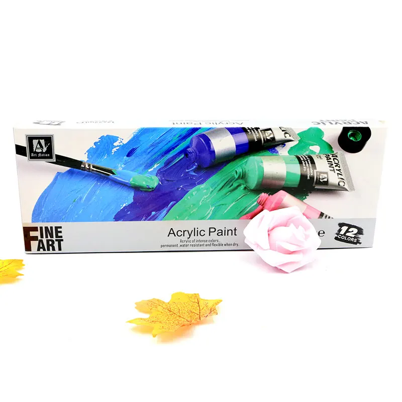 22 мл 6 видов цветов Профессиональная Акриловая картина набор цветов «сделай сам»