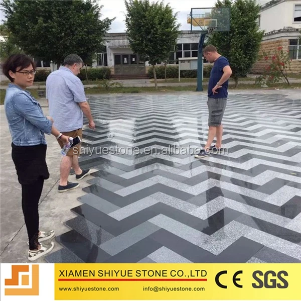 
Black and Grey Granite Paving Stone 