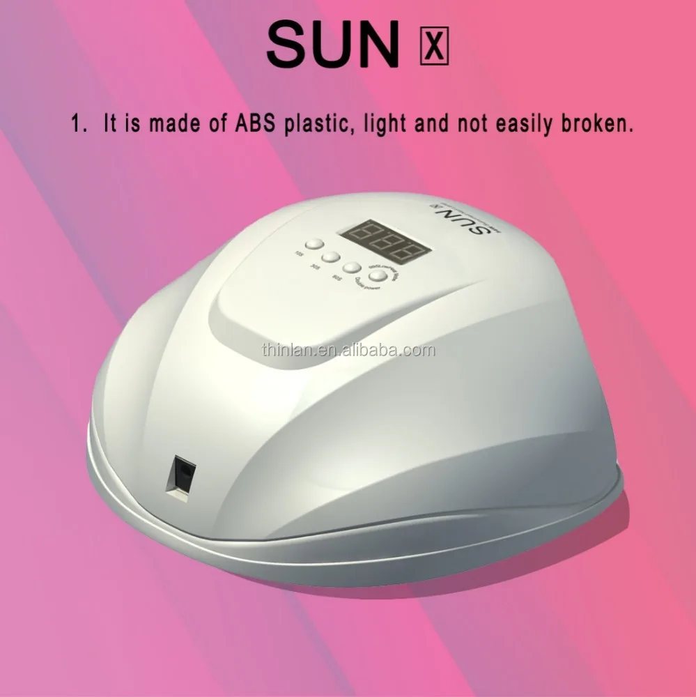  УФ-лампа SUN X SUN5 plus для сушки ногтей белый светильник сушилка Led 54